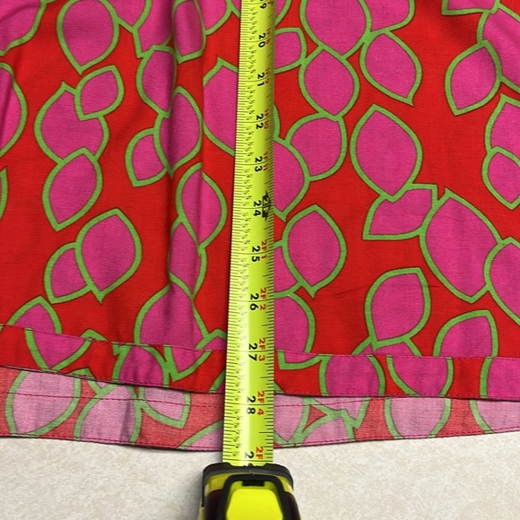 Escapada Orange, Hot Pink, & Lime Patterned Top - Picture 8 of 9